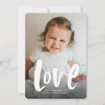 Fotokaart van de Valentijnsdag van de vacht