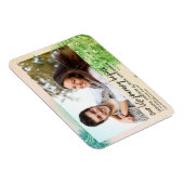 Fotokaart van Hawaï Bestemming Bruiloft Opslagdatu Magneet (Rechterzijde)