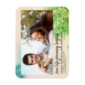 Fotokaart van Hawaï Bestemming Bruiloft Opslagdatu Magneet (Verticaal)