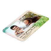 Fotokaart van Hawaï Bestemming Bruiloft Opslagdatu Magneet (Linkerzijde)