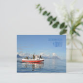 Fotokaart van het mooie Lofoten Noorwegen Briefkaart (Staand voorkant)