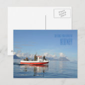 Fotokaart van het mooie Lofoten Noorwegen Briefkaart (Voorkant / Achterkant)