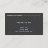 Fotokaart van het nationale park Grand Teton Visitekaartje (Achterkant)