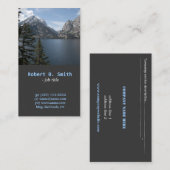 Fotokaart van het nationale park Grand Teton Visitekaartje (Voorkant / Achterkant)