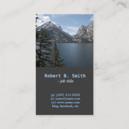 Fotokaart van het nationale park Grand Teton Visitekaartje