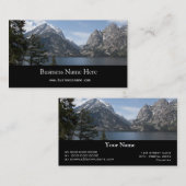 Fotokaart van het nationale park Grand Teton Visitekaartje (Voorkant / Achterkant)