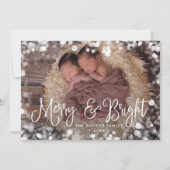 Fotokaart van Lijst-feestdag, bevroren Feestdagenkaart (Voorkant)