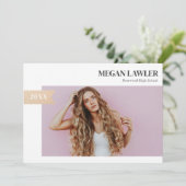 Fotokaart van Trendy Afstudeerder - Faux Gold Kaart (Staand voorkant)