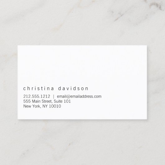  fotokaart voor acteurs, modellen visitekaartje (Achterkant)