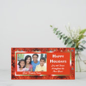 Fotokaart voor Bright Holiday Lights Feestdagenkaart (Staand voorkant)