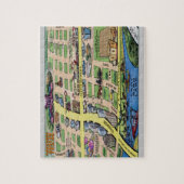 Fotokaart voor Cartoon in het centrum van Austin T Legpuzzel (Verticaal)