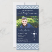 Fotokaart voor de eerste Heilige Communie - Uitnod (Voorkant)