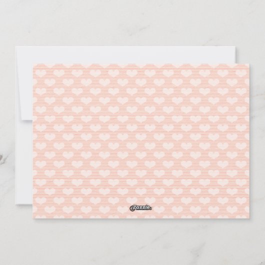 Fotokaart voor de eerste kerstboom van roze baby feestdagenkaart (Achterkant)