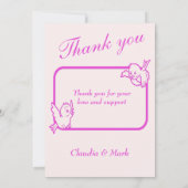 Fotokaart voor geboorteaankondiging aankondiging (Achterkant)