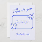 Fotokaart voor geboorteaankondiging aankondiging (Achterkant)