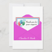 Fotokaart voor geboorteaankondiging kaart (Achterkant)