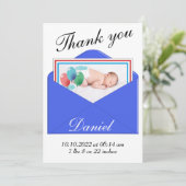 Fotokaart voor geboorteaankondiging kaart (Staand voorkant)