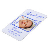 Fotokaart voor geboorteaankondiging magneet (Linkerzijde)