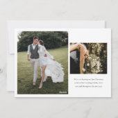 Fotokaart voor gezelschapsdieren feestdagenkaart (Achterkant)