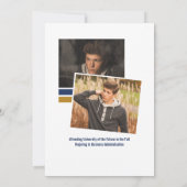 Fotokaart voor hedendaagse variëteit Afstudeerder (Achterkant)