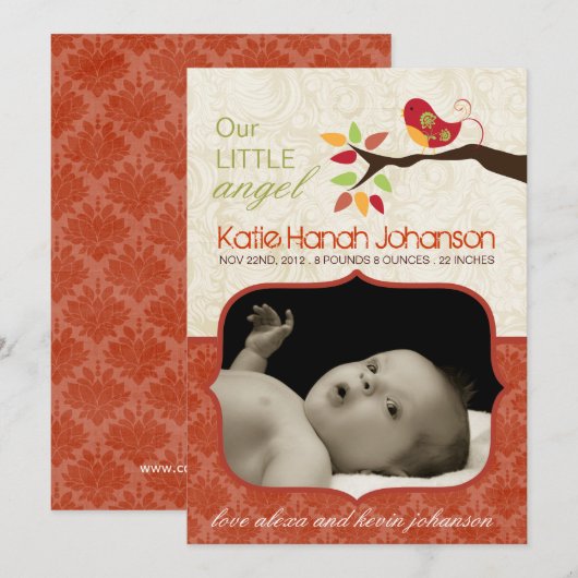 Fotokaart voor Herfst van de film Aankondiging (Voorkant / Achterkant)