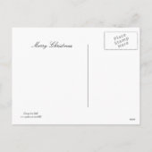 Fotokaart voor Holly en Lichten Feestdagenkaart (Achterkant)