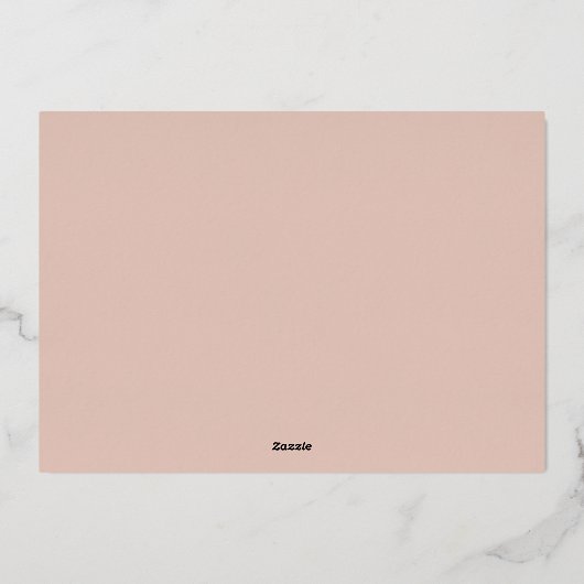 Fotokaart voor huwelijksfeestdag en feestelijke Fo Folie Feestdagenkaart (Achterkant)