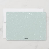 Fotokaart voor kerststerren feestdagenkaart (Achterkant)