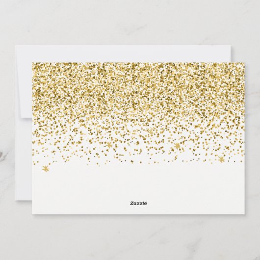 Fotokaart voor Merry & Bright Glitter Feestdagenkaart (Achterkant)