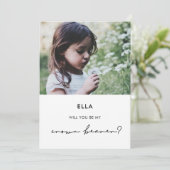 Fotokaart voor minimalistische kroondrager kaart (Staand voorkant)