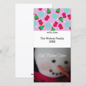 Fotokaart voor Mittens en Petten Feestdagenkaart (Voorkant / Achterkant)