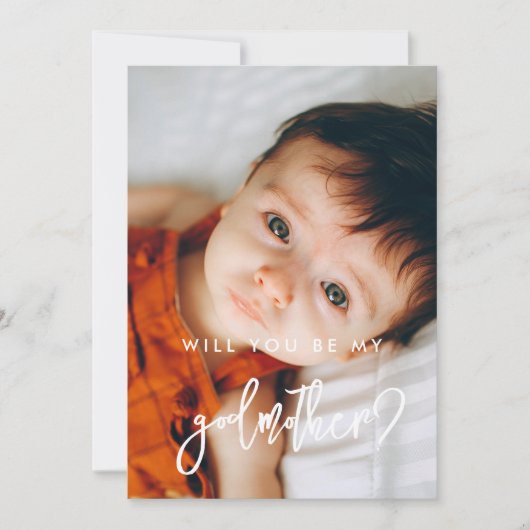 Fotokaart voor moderne godmoeder kaart (Voorkant)