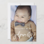 Fotokaart voor moderne godoudervoorstelkaart kaart (Voorkant)