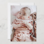 Fotokaart voor moderne godvaders voorstel kaart (Voorkant)