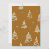 Fotokaart voor moderne pretentieuze en heldere ker feestdagenkaart (Achterkant)