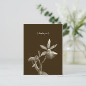 Fotokaart voor orchidee bloem op maat briefkaart (Staand voorkant)