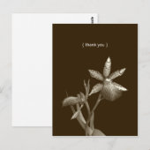 Fotokaart voor orchidee bloem op maat briefkaart (Voorkant / Achterkant)