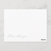 Fotokaart voor orchidee bloem op maat briefkaart (Achterkant)