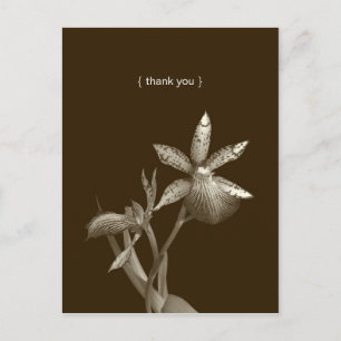 Fotokaart voor orchidee bloem op maat briefkaart