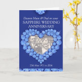 Fotokaart voor ouders met kindertrouwdag kaart (Gele Bloem)