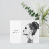 Fotokaart voor professionele artiesten en fotograa briefkaart (Staand voorkant)