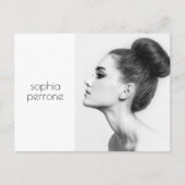 Fotokaart voor professionele artiesten en fotograa briefkaart (Voorkant)