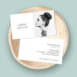 Fotokaart voor professionele artiesten en fotograa visitekaartje