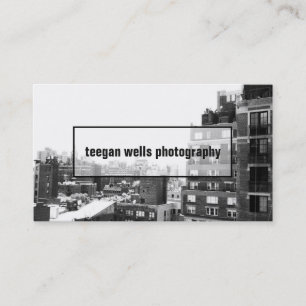 Fotokaart voor professionele fotograaf visitekaartje
