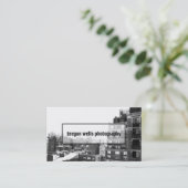 Fotokaart voor professionele fotograaf visitekaartje (Staand voorkant)