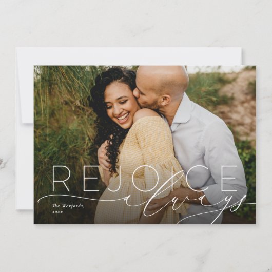 Fotokaart voor religieuze feestdagen feestdagenkaart (Voorkant)