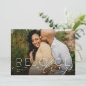 Fotokaart voor religieuze feestdagen feestdagenkaart (Staand voorkant)