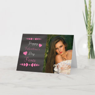 Fotokaart voor Valentijnse brandwerendheid Feestdagen Kaart