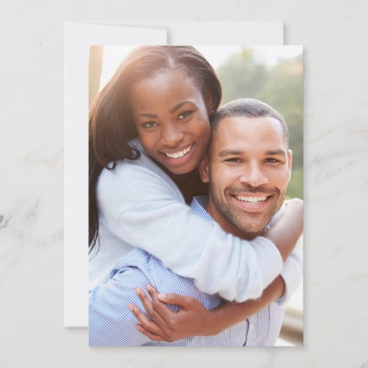 Fotokaart voor Vellum Overlay Uitnodiging (Voorkant)