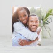 Fotokaart voor Vellum Overlay Uitnodiging (Staand voorkant)